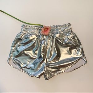 3 for 18‼️ | Silver Booty Shorts